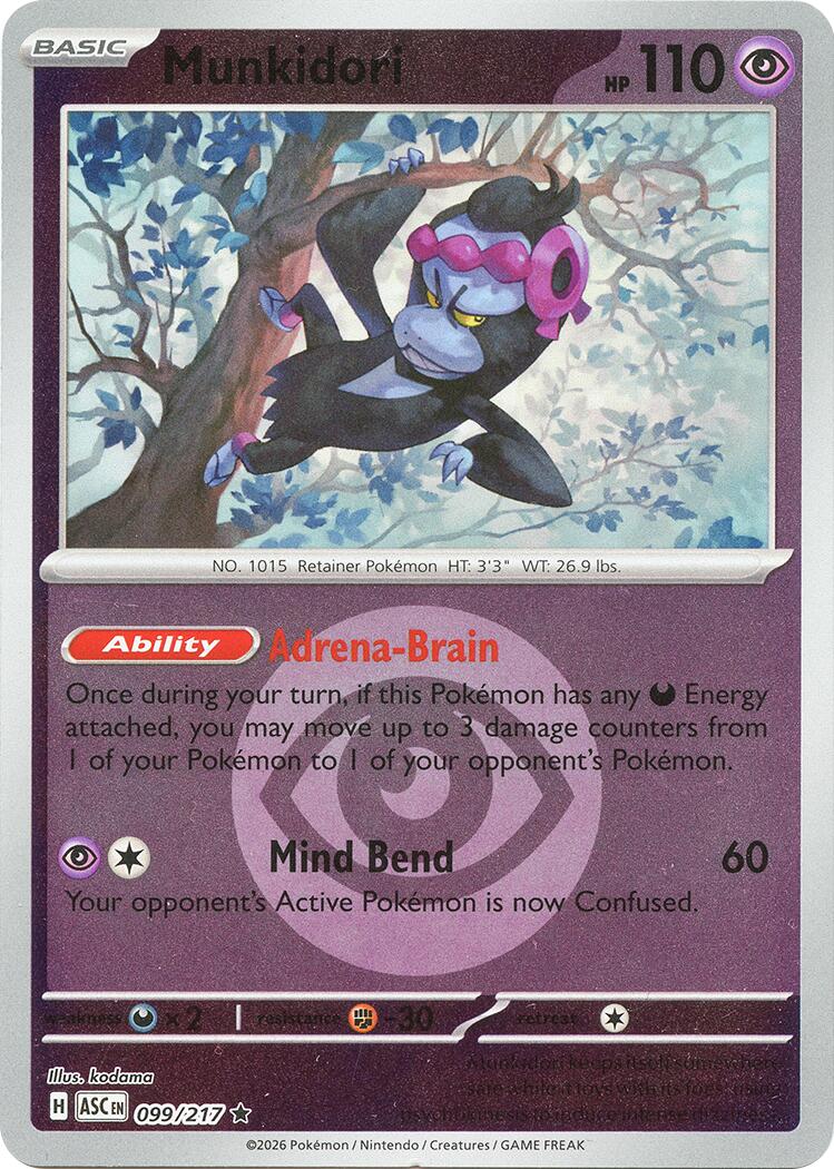 Munkidori (099/217) (Energy Symbol Pattern) [Mega Evolution: Ascended Heroes] | Exor Games Bridgewater