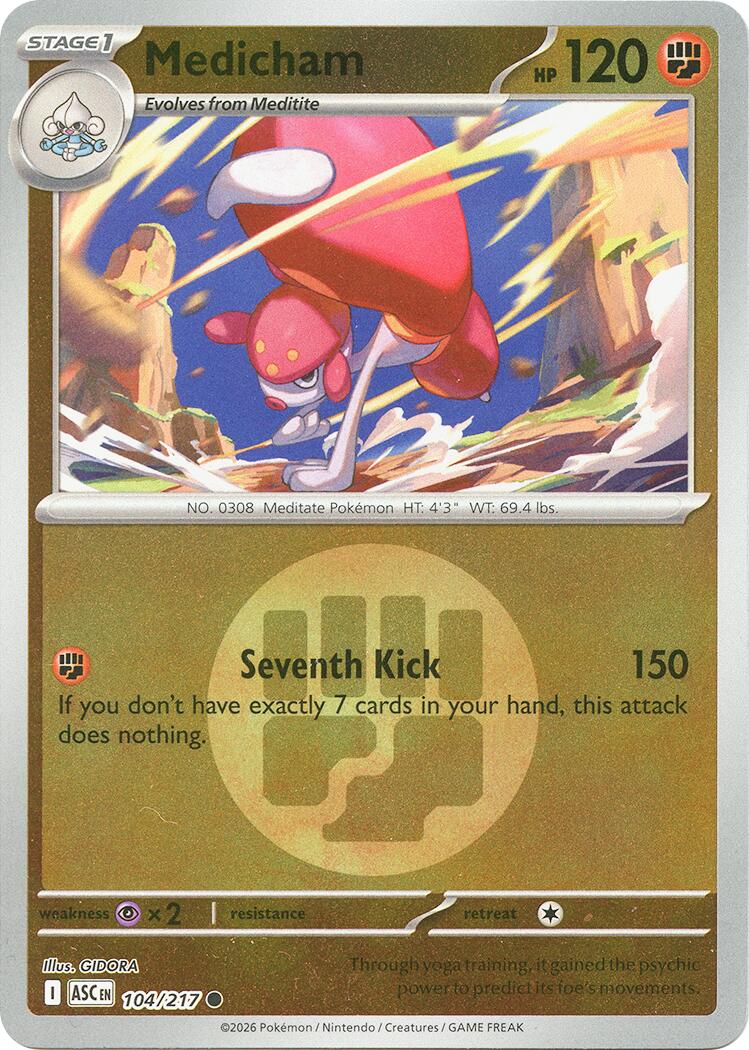 Medicham (104/217) (Energy Symbol Pattern) [Mega Evolution: Ascended Heroes] | Exor Games Bridgewater