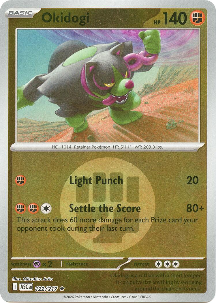 Okidogi (122/217) (Energy Symbol Pattern) [Mega Evolution: Ascended Heroes] | Exor Games Bridgewater