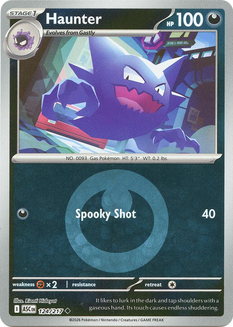 Haunter (124/217) (Energy Symbol Pattern) [Mega Evolution: Ascended Heroes] | Exor Games Bridgewater