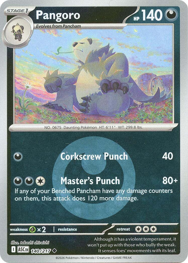 Pangoro (140/217) (Energy Symbol Pattern) [Mega Evolution: Ascended Heroes] | Exor Games Bridgewater