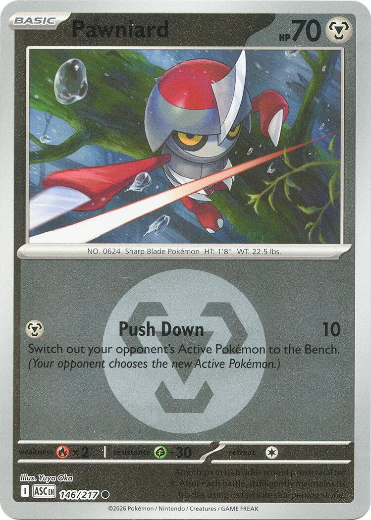 Pawniard (146/217) (Energy Symbol Pattern) [Mega Evolution: Ascended Heroes] | Exor Games Bridgewater