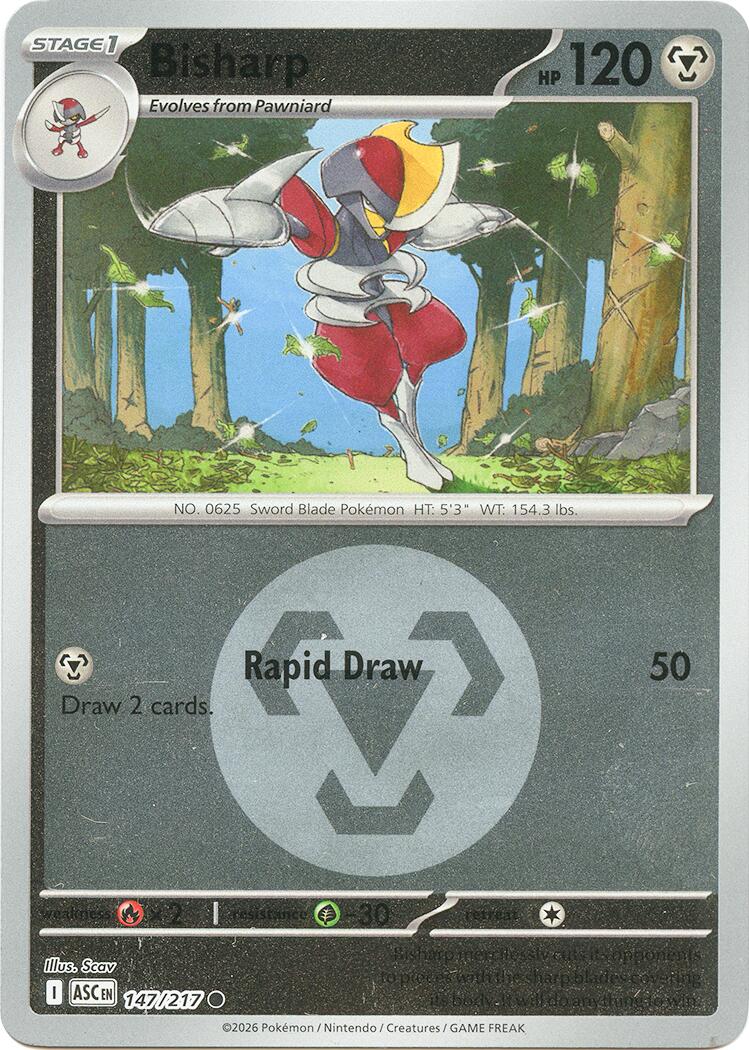 Bisharp (147/217) (Energy Symbol Pattern) [Mega Evolution: Ascended Heroes] | Exor Games Bridgewater