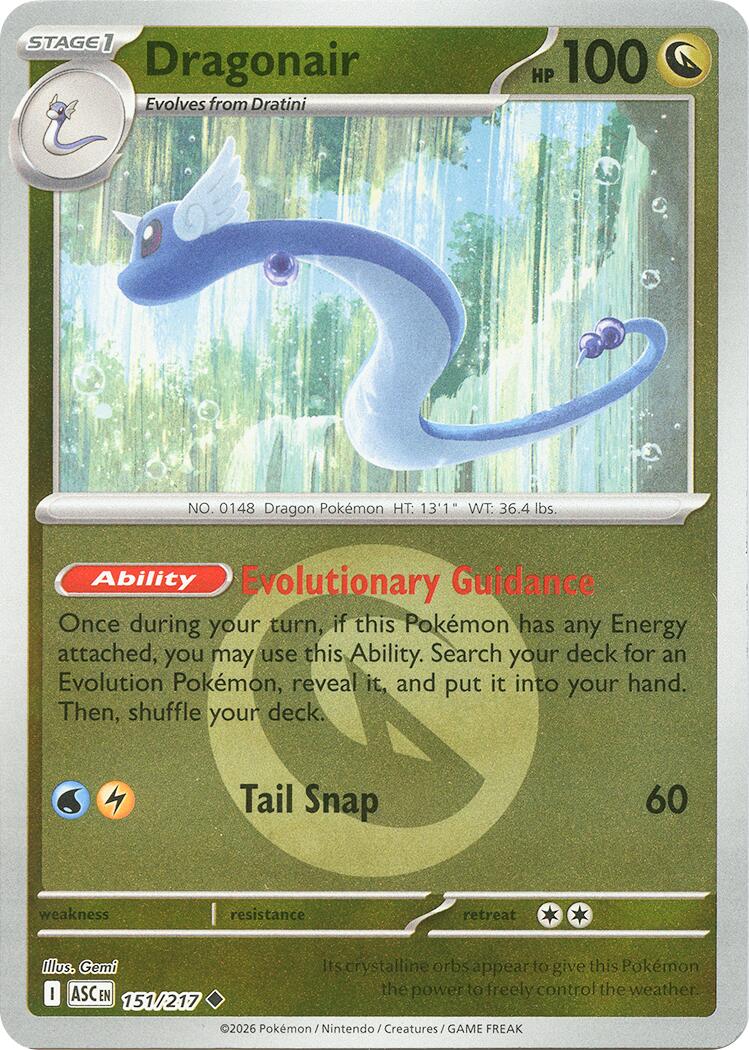Dragonair (151/217) (Energy Symbol Pattern) [Mega Evolution: Ascended Heroes] | Exor Games Bridgewater