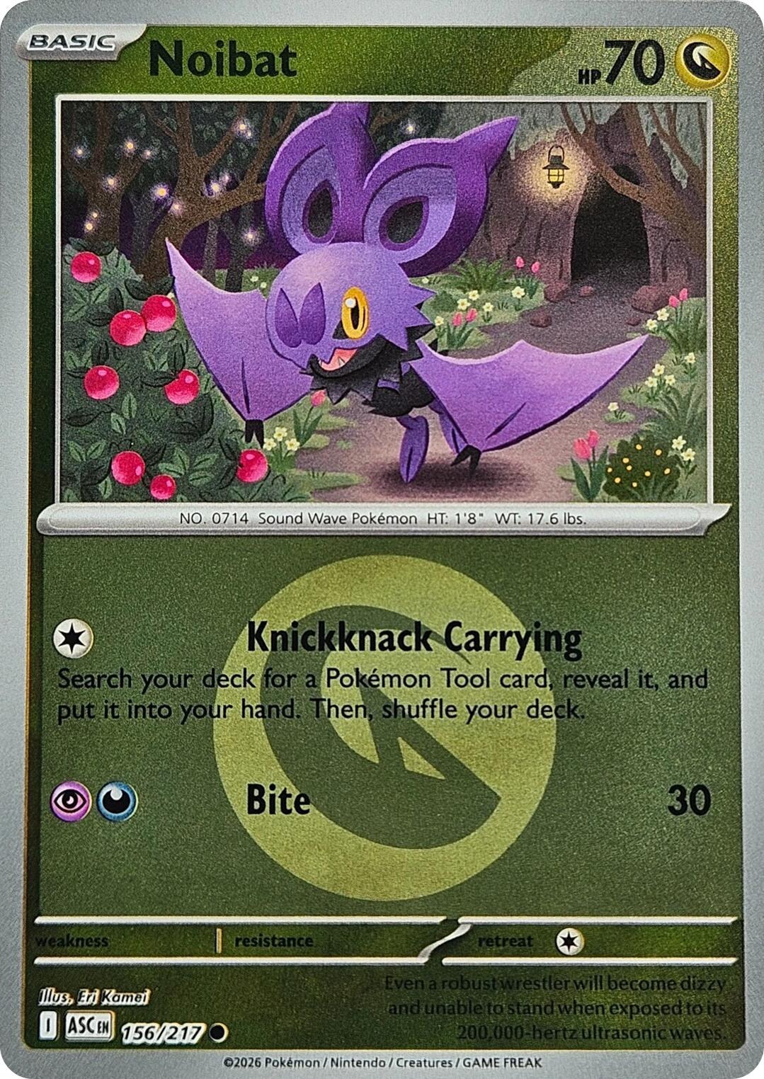 Noibat (156/217) (Energy Symbol Pattern) [Mega Evolution: Ascended Heroes] | Exor Games Bridgewater