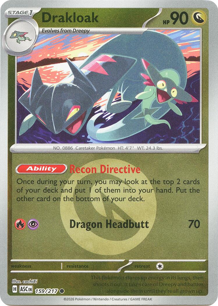 Drakloak (159/217) (Energy Symbol Pattern) [Mega Evolution: Ascended Heroes] | Exor Games Bridgewater
