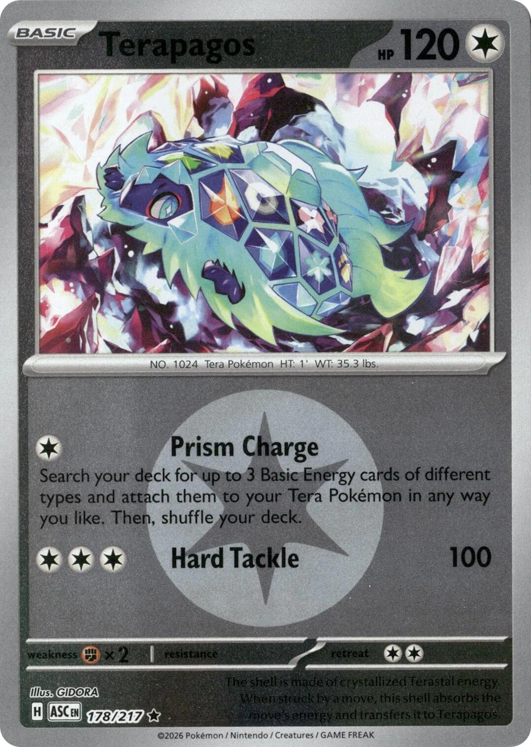 Terapagos (178/217) (Energy Symbol Pattern) [Mega Evolution: Ascended Heroes] | Exor Games Bridgewater