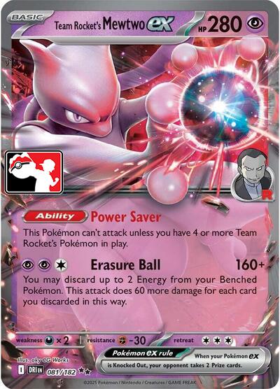 Team Rocket's Mewtwo ex (079/217) [Prize Pack Series Eight] | Exor Games Bridgewater