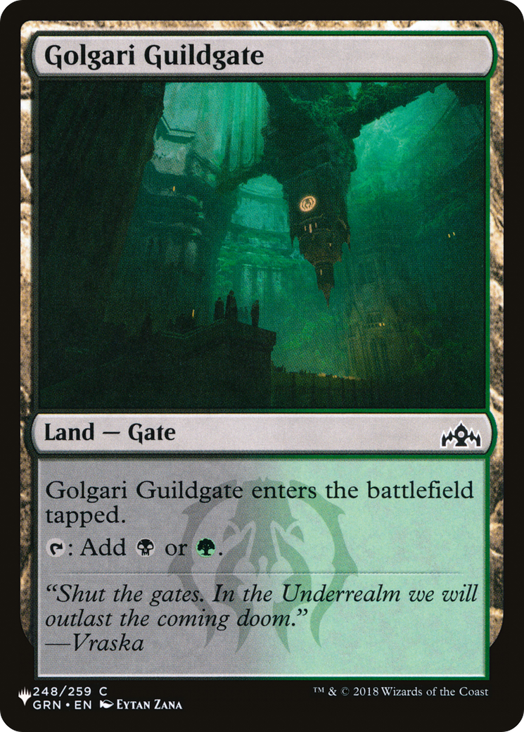 Golgari Guildgate [The List] | Exor Games Bridgewater