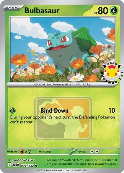 Bulbasaur (001/132) (Pokemon Day 2026) [Miscellaneous Cards] | Exor Games Bridgewater