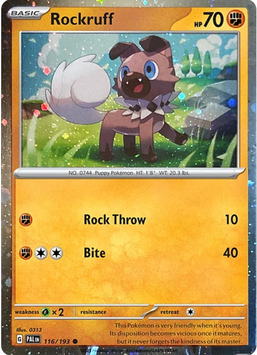 Rockruff (116/193) (Cosmos Holo) [Scarlet & Violet: Black Star Promos] | Exor Games Bridgewater
