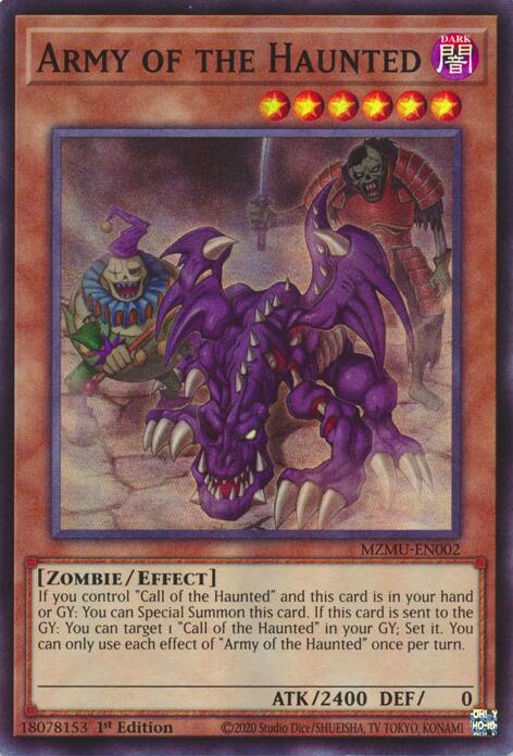 Army of the Haunted [MZMU-EN002] Super Rare | Exor Games Bridgewater