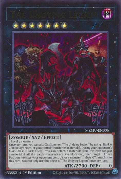 The Undying Legion [MZMU-EN006] Ultra Rare | Exor Games Bridgewater