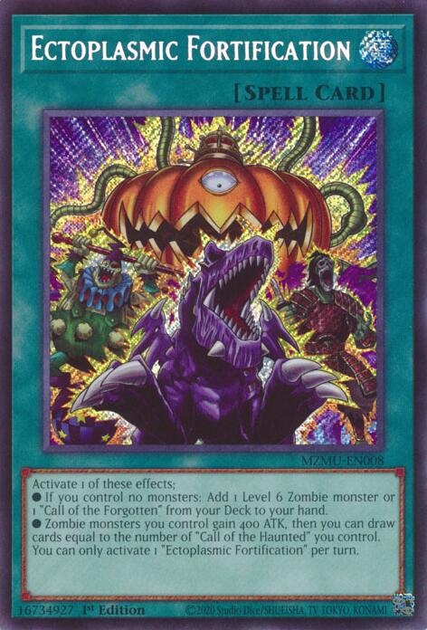 Ectoplasmic Fortification [MZMU-EN008] Secret Rare | Exor Games Bridgewater