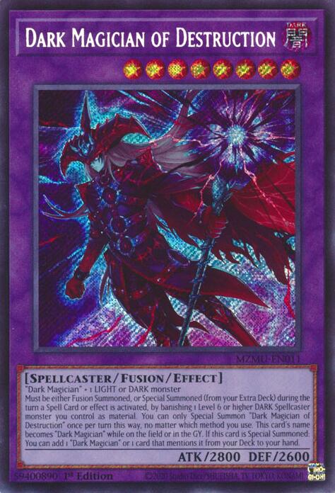 Dark Magician of Destruction [MZMU-EN011] Secret Rare | Exor Games Bridgewater