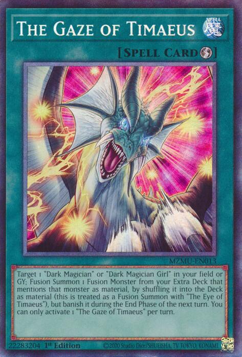 The Gaze of Timaeus (Collector's Rare) [MZMU-EN013] Collector's Rare | Exor Games Bridgewater