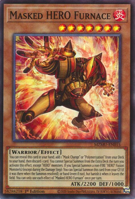 Masked HERO Furnace [MZMU-EN015] Super Rare | Exor Games Bridgewater