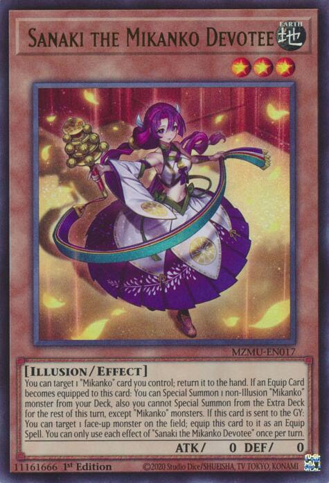 Sanaki the Mikanko Devotee [MZMU-EN017] Ultra Rare | Exor Games Bridgewater