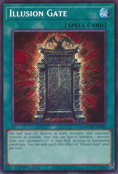 Illusion Gate [MZMU-EN023] Secret Rare | Exor Games Bridgewater