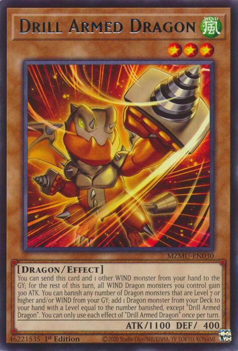 Drill Armed Dragon [MZMU-EN030] Rare | Exor Games Bridgewater