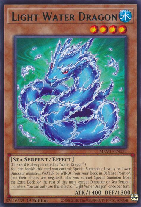 Light Water Dragon [MZMU-EN031] Rare | Exor Games Bridgewater
