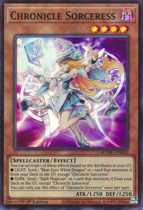 Chronicle Sorceress [MZMU-EN032] Super Rare | Exor Games Bridgewater