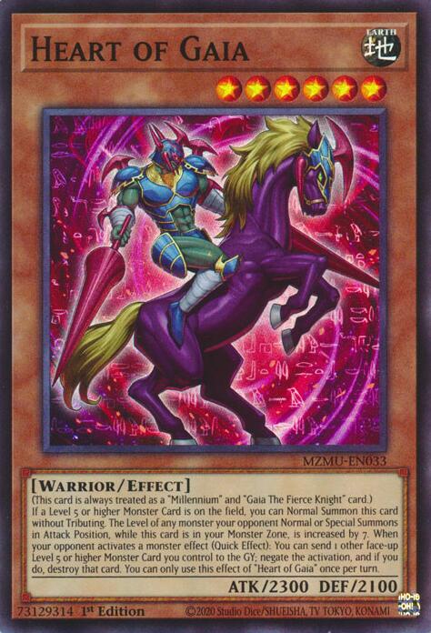 Heart of Gaia [MZMU-EN033] Super Rare | Exor Games Bridgewater
