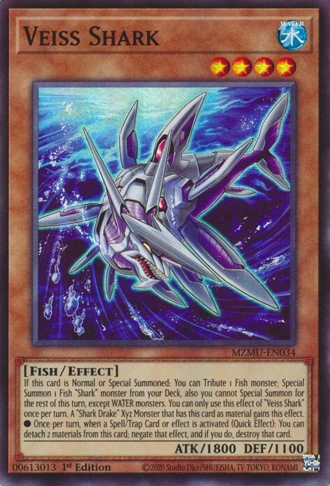 Veiss Shark [MZMU-EN034] Super Rare | Exor Games Bridgewater