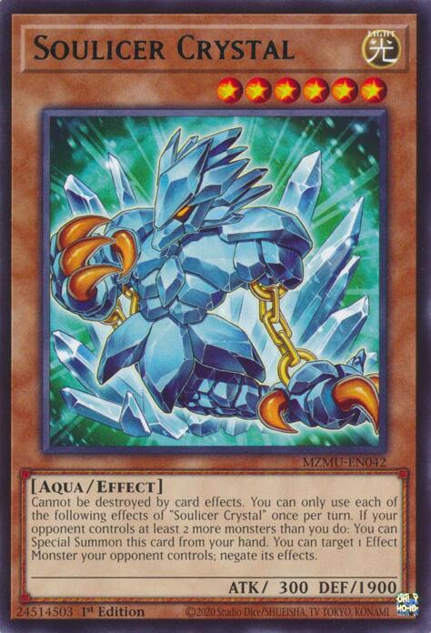 Soulicer Crystal [MZMU-EN042] Rare | Exor Games Bridgewater