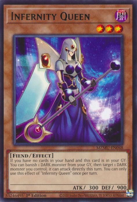 Infernity Queen [MZMU-EN048] Rare | Exor Games Bridgewater