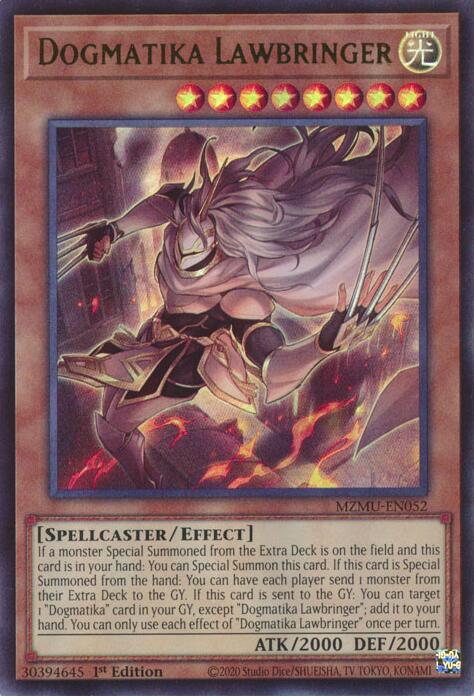 Dogmatika Lawbringer [MZMU-EN052] Ultra Rare | Exor Games Bridgewater