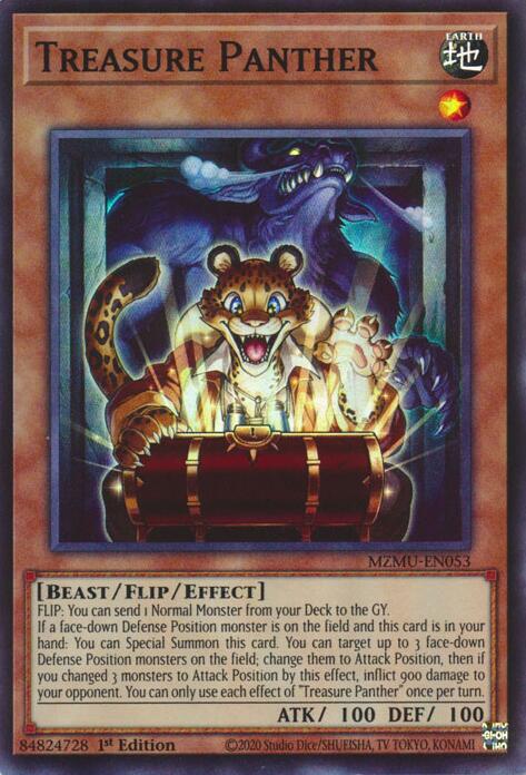 Treasure Panther [MZMU-EN053] Super Rare | Exor Games Bridgewater
