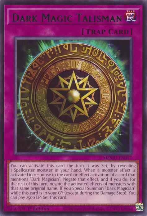 Dark Magic Talisman [MZMU-EN057] Rare | Exor Games Bridgewater