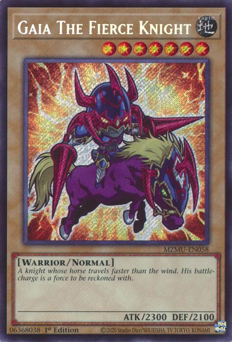 Gaia The Fierce Knight [MZMU-EN058] Secret Rare | Exor Games Bridgewater