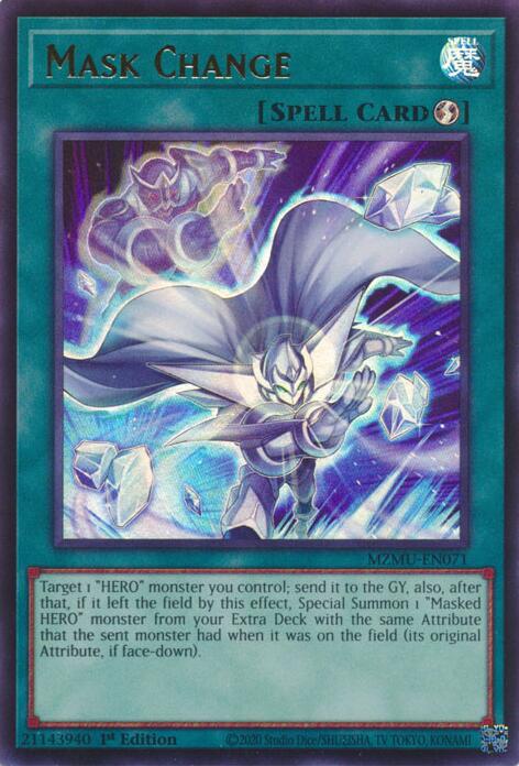 Mask Change [MZMU-EN071] Ultra Rare | Exor Games Bridgewater