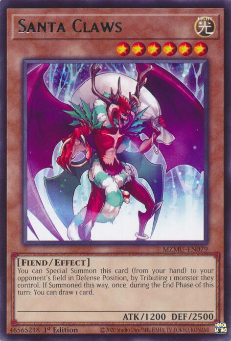 Santa Claws [MZMU-EN079] Rare | Exor Games Bridgewater