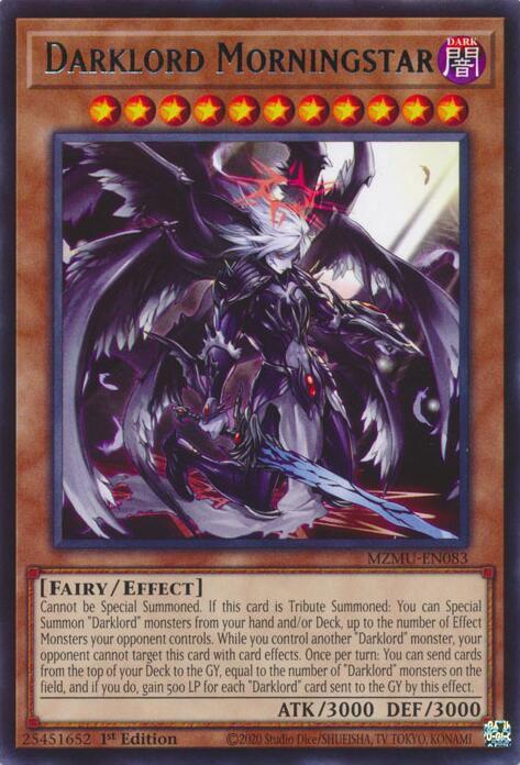 Darklord Morningstar [MZMU-EN083] Rare | Exor Games Bridgewater