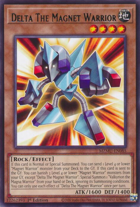 Delta The Magnet Warrior [MZMU-EN085] Rare | Exor Games Bridgewater