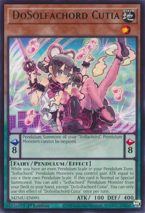 DoSolfachord Cutia [MZMU-EN095] Rare | Exor Games Bridgewater
