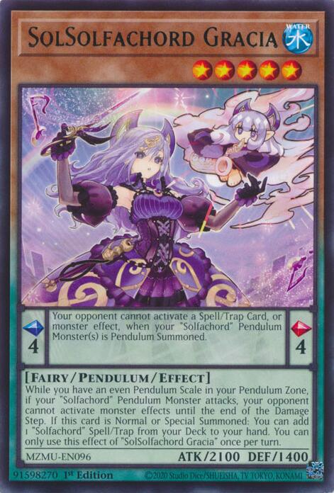 SolSolfachord Gracia [MZMU-EN096] Rare | Exor Games Bridgewater