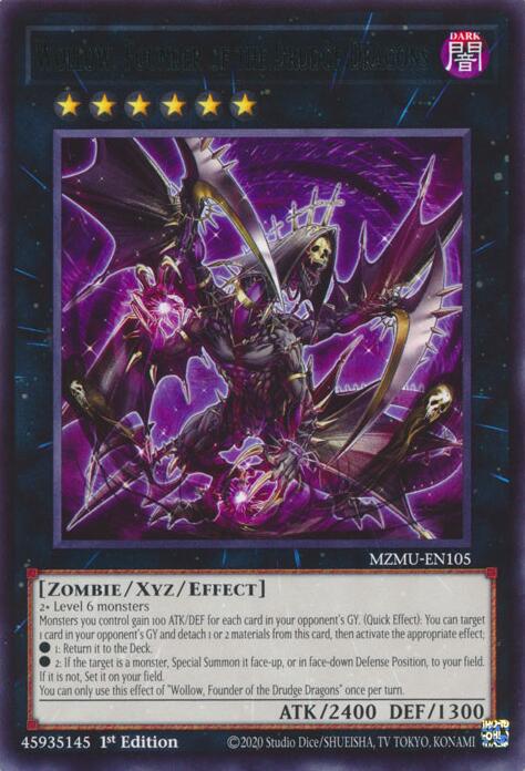 Wollow, Founder of the Drudge Dragons [MZMU-EN105] Rare | Exor Games Bridgewater