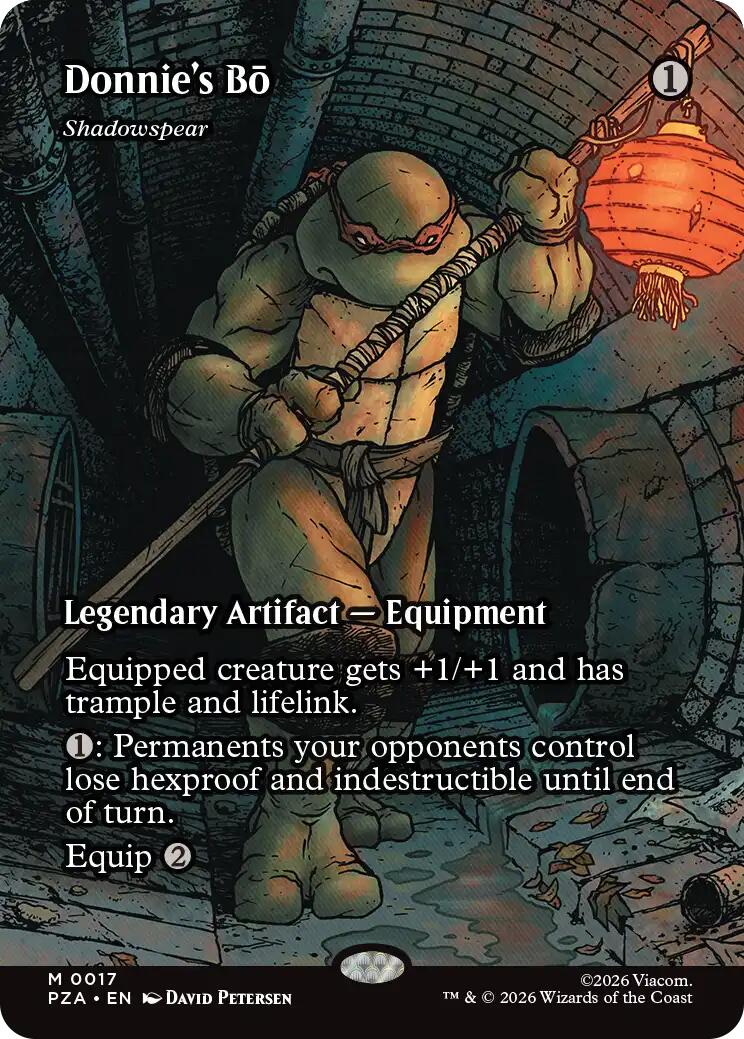 Donnie's Bo - Shadowspear (Borderless) [Teenage Mutant Ninja Turtles Eternal-Legal] | Exor Games Bridgewater