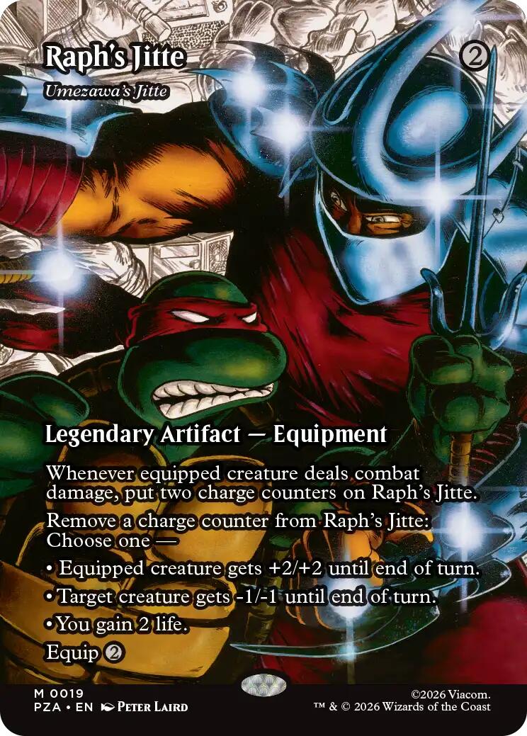 Raph's Jitte - Umezawa's Jitte (Borderless) [Teenage Mutant Ninja Turtles Eternal-Legal] | Exor Games Bridgewater
