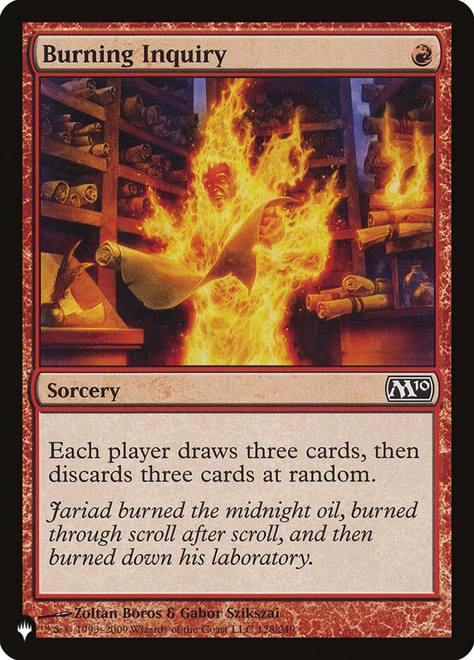 Burning Inquiry [The List] | Exor Games Bridgewater