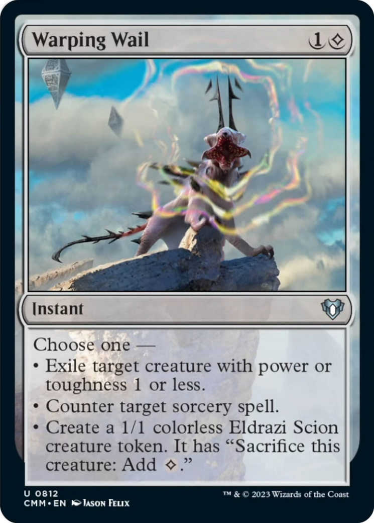 Warping Wail [Commander Masters] | Exor Games Bridgewater