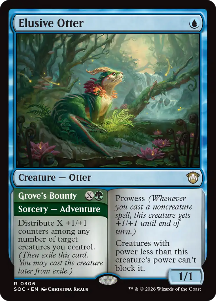 Elusive Otter [Secrets of Strixhaven Commander] | Exor Games Bridgewater
