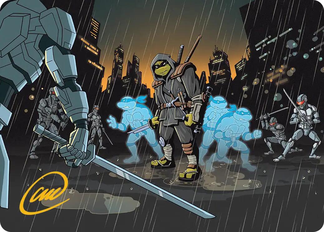 The Last Ronin's Technique Art Card (Gold-Stamped Signature) [Teenage Mutant Ninja Turtles Art Series] | Exor Games Bridgewater