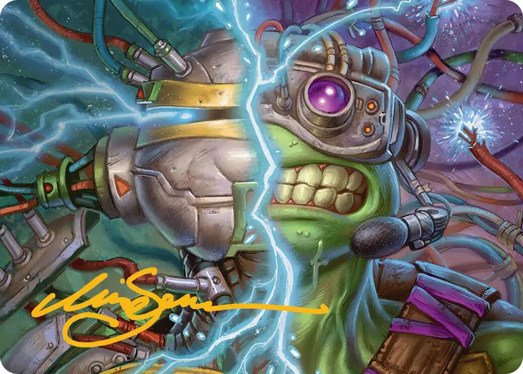 Mind Transfer Protocol Art Card (Gold-Stamped Signature) [Teenage Mutant Ninja Turtles Art Series] | Exor Games Bridgewater