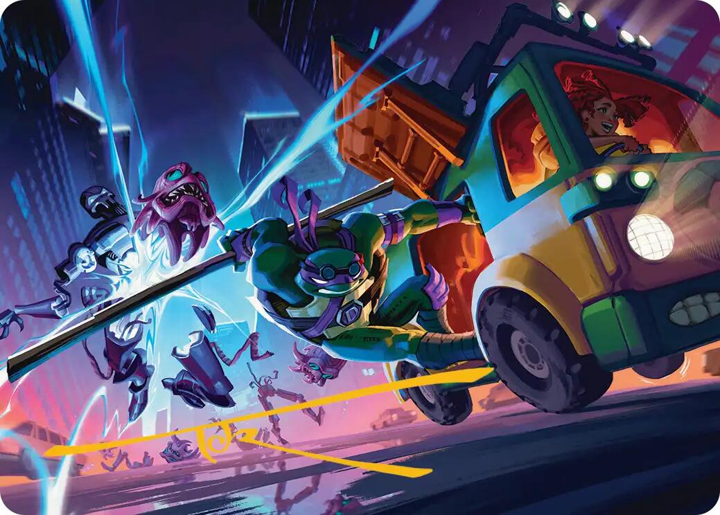 Donatello, Rad Scientist Art Card (Gold-Stamped Signature) [Teenage Mutant Ninja Turtles Art Series] | Exor Games Bridgewater