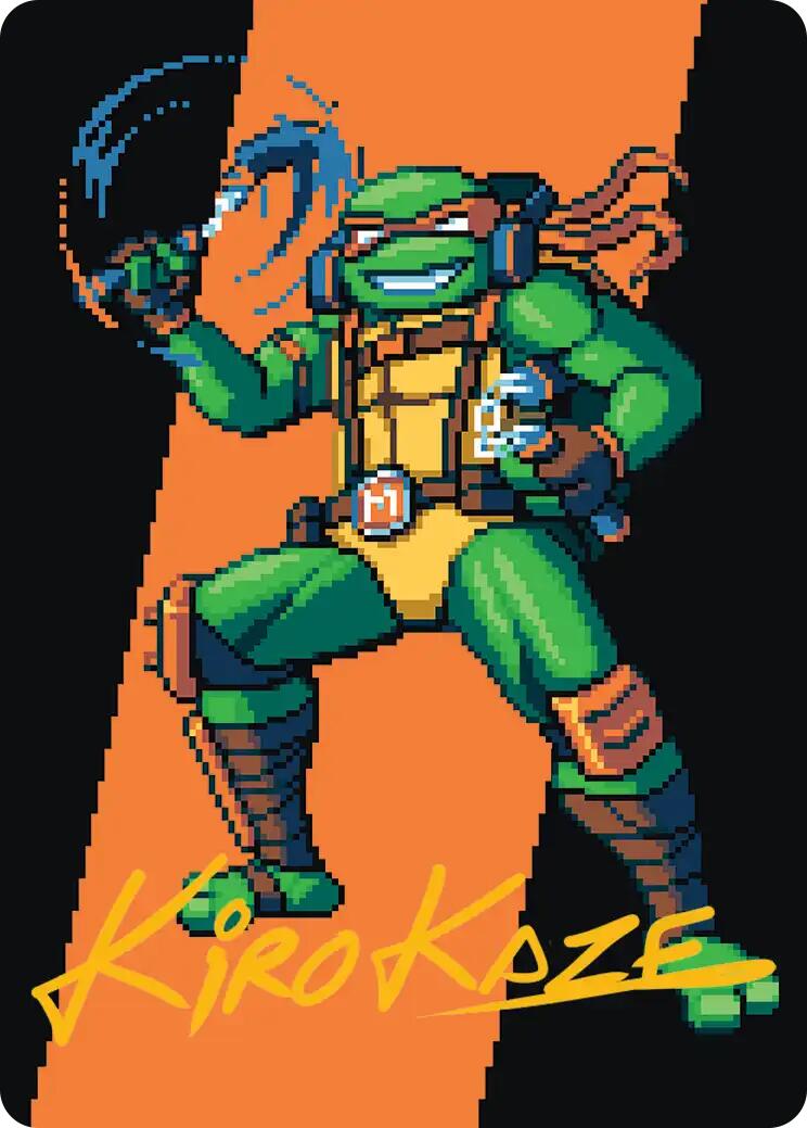 Michelangelo, the Heart Art Card (Gold-Stamped Signature) [Teenage Mutant Ninja Turtles Art Series] | Exor Games Bridgewater